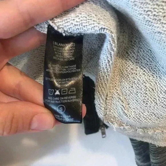 BlankNYC Sz S Open Cardigan Jacket Faux Leather - Picture 10 of 10